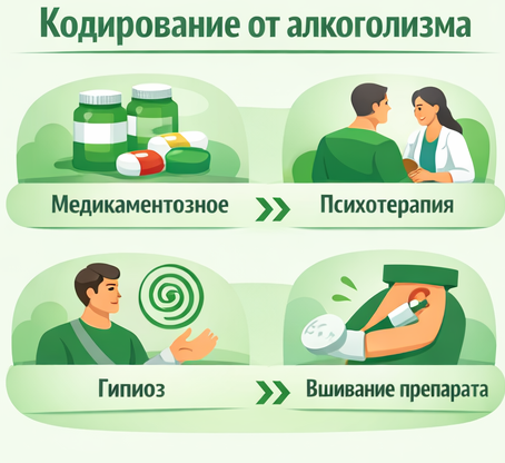 кодирование от алкоголизма в Рязани Санати